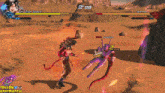 a video game is being played with goku super saiyan 4 and janemba