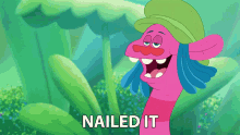 Nailed It Cooper GIF - Nailed It Cooper The Trolls Beat Goes On GIFs