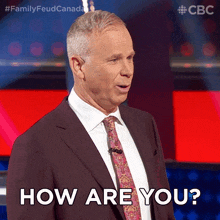 How Are You Gerry Dee GIF - How Are You Gerry Dee Family Feud Canada GIFs