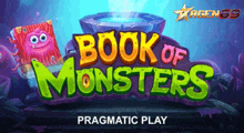 a game called book of monsters is being played with pragmatic play
