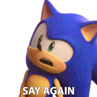 Say Again Sonic The Hedgehog Sticker - Say Again Sonic The Hedgehog Sonic Prime Stickers