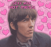 George Harrison Cute GIF - George Harrison Cute Pink GIFs