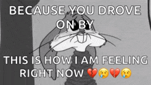 bugs bunny tears crying how im feeling right now how i feel