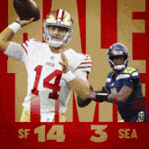 Seattle Seahawks (3) Vs. San Francisco 49ers (14) Half-time Break GIF - Nfl National Football League Football League GIFs
