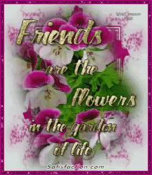 Friends Friendship GIF - Friends Friendship Flowers GIFs