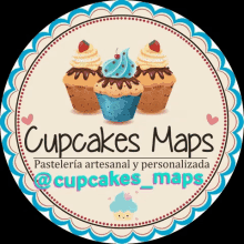 cupcakes maps dessert