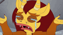 Crying Connie The Hormone Monstress GIF - Crying Connie The Hormone Monstress Big Mouth GIFs