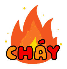 chay fire burn flame art