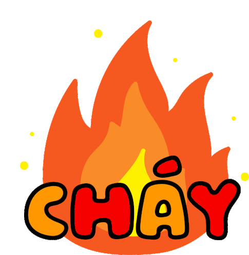 Chay Fire Sticker - Chay Fire Burn Stickers