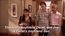 This Is My Boyfriend Derek And This Is Dereks Boyfriend Ben April GIF - This Is My Boyfriend Derek And This Is Dereks Boyfriend Ben April Parks GIFs