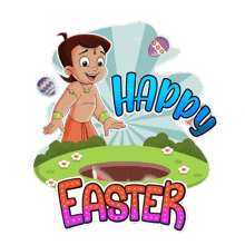 Happy Easter Chhota Bheem GIF - Happy Easter Chhota Bheem Aap Ko Easter Ki Shubhkamnaye GIFs