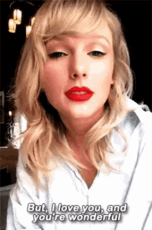 Taylor Swift I Love You GIF - Taylor Swift I Love You You Are Wonderful GIFs