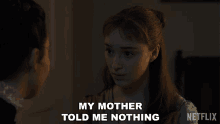 My Mother Told Me Nothing Phoebe Dynevor GIF - My Mother Told Me Nothing Phoebe Dynevor Daphne Bridgerton GIFs