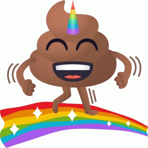 Poonicorn Happy Poo Sticker - Poonicorn Happy Poo Joypixels - Discover ...