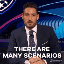 There Are Many Scenarios Nico Cantor GIF - There Are Many Scenarios Nico Cantor Champions League GIFs