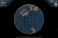 a computer generated image of the earth shows the atmosphere
