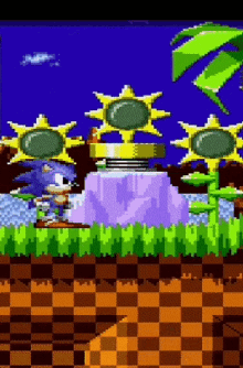 Sunky The Silly Blue Sausage A Sonic The Hedgehog Bug Glitch Thingy GIF - Sunky The Silly Blue Sausage A Sonic The Hedgehog Bug Glitch Thingy Jump GIFs