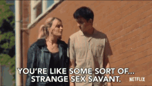 Some Sort Of Strange Sex Savant Talking While Walking GIF - Some Sort Of Strange Sex Savant Talking While Walking Shocked By What You Said GIFs