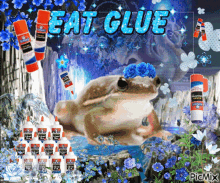 Glue Eat Glue GIF - Glue Eat Glue Eating Glue GIFs