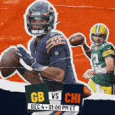 Chicago Bears Vs. Green Bay Packers Pre Game GIF - Nfl National Football League Football League GIFs
