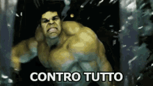 Contro Tutto Hulk Forzuto Correre GIF - Against All Hulk Strong GIFs