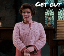 Dolores Jane Umbridge Harry Potter GIF - Dolores Jane Umbridge Harry Potter Get Out GIFs