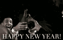 Happy New Year Drake GIF - Happy New Year Drake Champagne GIFs