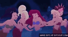 Arial And Sisters GIF - Little Mermaid Arial Sisters GIFs