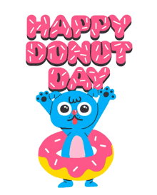 Happy Donut Day National Donut Day GIF