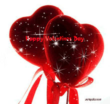 Happy Valentine'S Day Greeting Card GIF - Happy Valentine'S Day Greeting Card Red Hearts GIFs