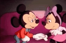 Mickey Mouse Minnie Mouse GIF - Mickey Mouse Minnie Mouse Hug GIFs