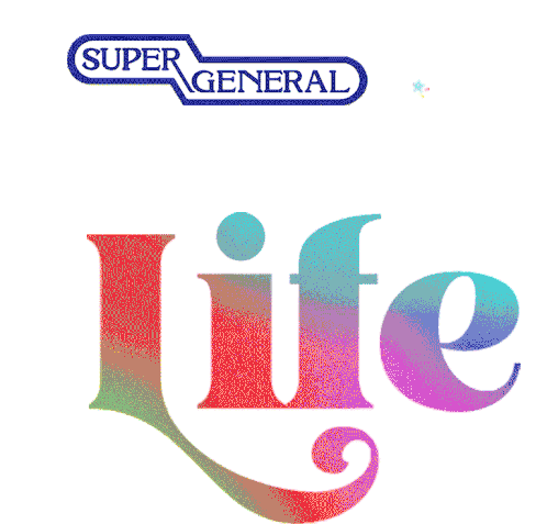 Super General Celebrate Life Sticker - Super General Celebrate Life Super Welcome Stickers