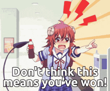 Demon Girl Next Door Don'T Think That This Means You'Ve Won GIF - Demon Girl Next Door Don'T Think That This Means You'Ve Won Shamiko GIFs