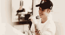 Justin Bieber Interview GIF - Justin Bieber Interview Laughing GIFs