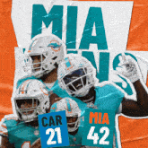Miami Dolphins (42) Vs. Carolina Panthers (21) Post Game GIF - Nfl National Football League Football League GIFs
