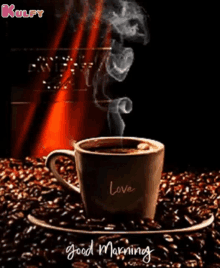 Good Morning Coffee Good Morning Wishes GIF