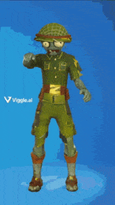 a cartoon character with the word viggle.ai on the bottom of it