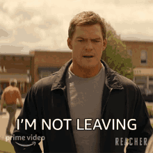 Im Not Leaving Jack Reacher GIF - Im Not Leaving Jack Reacher Alan Ritchson GIFs