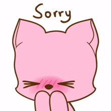cat sorry