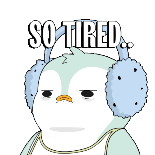 Tired Sleep Sticker - Tired Sleep Sleepy Stickers