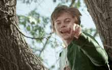 Young Leonardo Di Caprio Pointing GIF