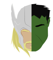 Thor Hulk Sticker