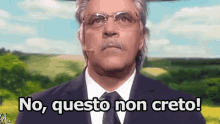 Antonio Razzi Crozza Non Creto No GIF - Antonio Razzi Crozza I Dont Think So GIFs