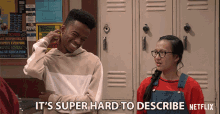 Its Super Hard To Describe Coy Stewart GIF - Its Super Hard To Describe Coy Stewart Maggie Geha GIFs