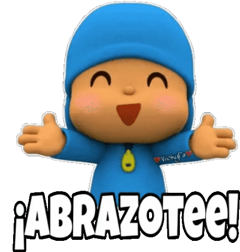 Abrazotee Pocoyo Sticker - Abrazotee Pocoyo Hug Stickers