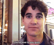 Darren Criss Love GIF - Darren Criss Love Kiss GIFs