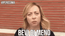 Viperissima Giorgia Meloni Trash Reaction Gif Instagram Drink Less GIF