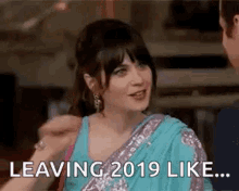 Zooey Peace Out GIF - Zooey Peace Out Bye GIFs