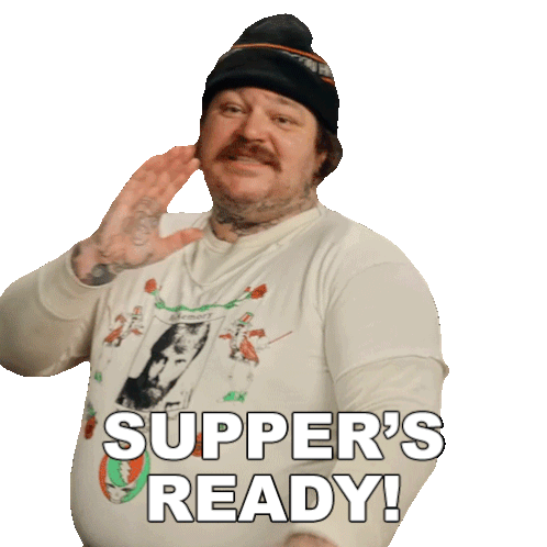 Supper'S Ready Matty Matheson Sticker - Supper'S Ready Matty Matheson Cookin' Somethin' Stickers