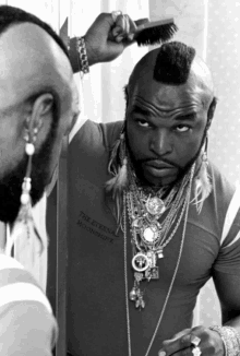 Mr T Look Up GIF - Mr T Look Up Eye Roll GIFs